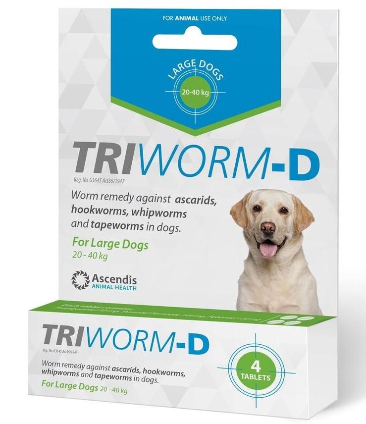 Triworm D - Dogs XL