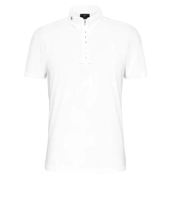 TROLLE AERO MENS WHITE SS POLO BALANCE