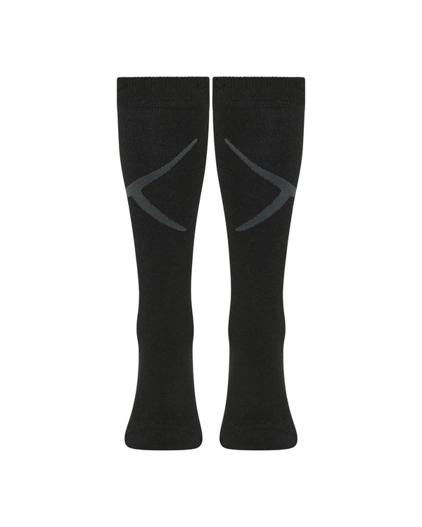 TROLLE BLACK STAR LOGO RIDING SOCKS