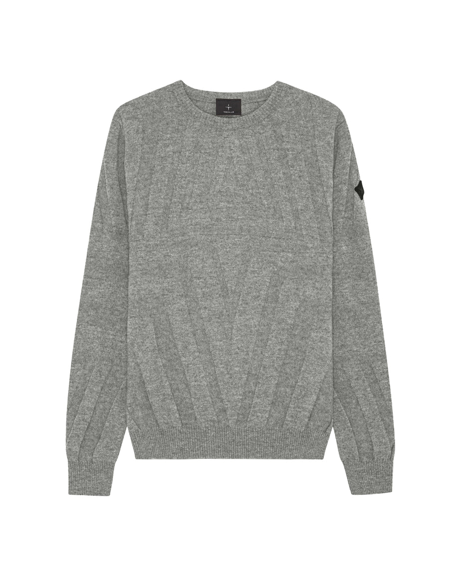 TROLLE ECCO WOOL SWEATER CASHMERE GREY