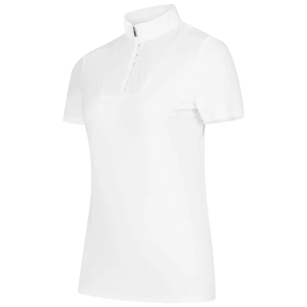 TROLLE WHITE CENTER LINE MESH SS LADIES