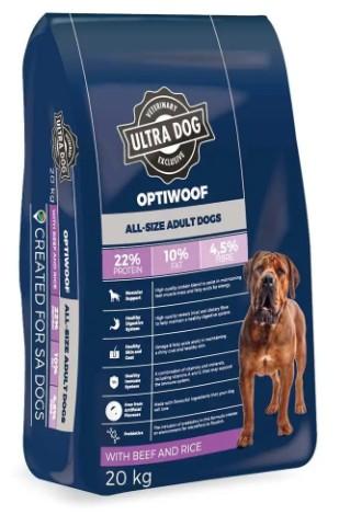 ULTRA DOG OPTIWOOF ADULT 20KG