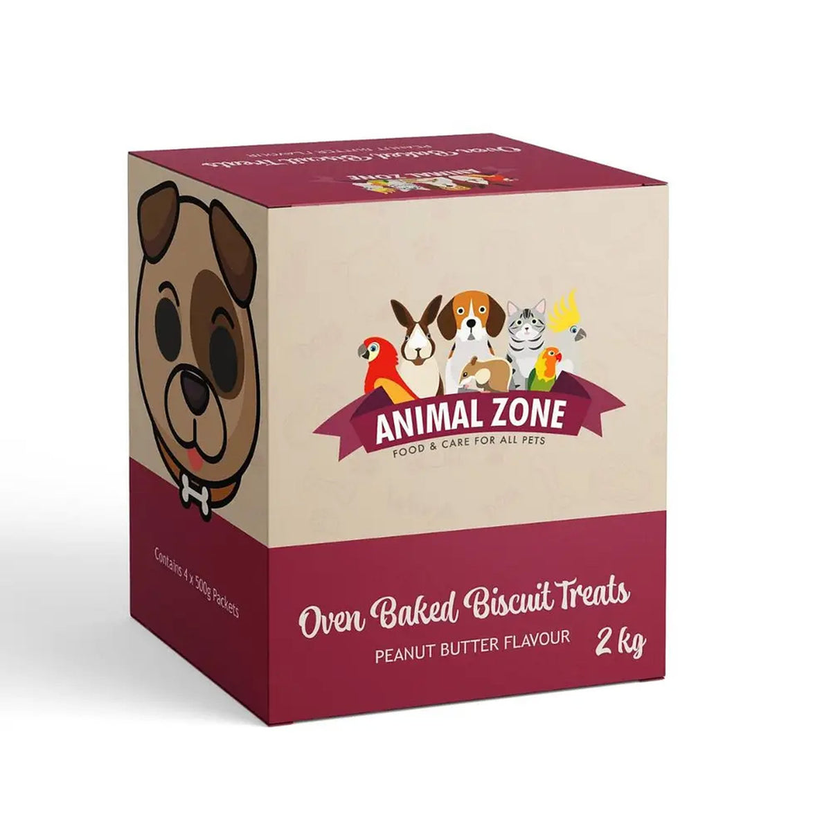 ANIMALZONE PEANUT BUTTER BISCUITS 2KG