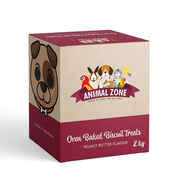 ANIMALZONE PEANUT BUTTER BISCUITS 2KG