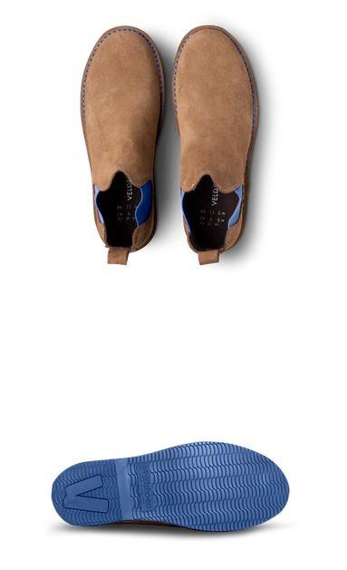 Veldskoen Chelsea Boot J-Bay (Blue Sole)