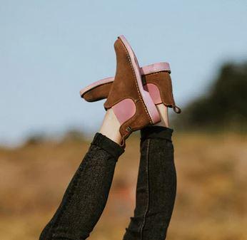 Veldskoen Chelsea Boot Uhambo (Pink Sole)