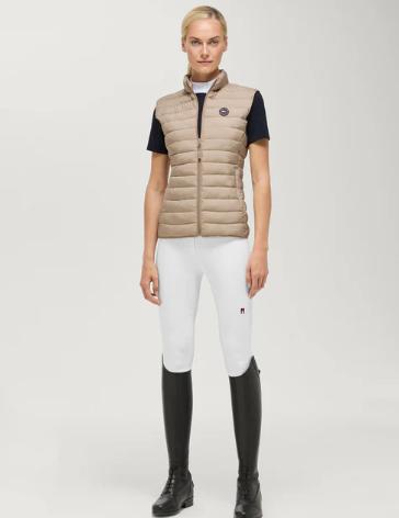 TH SERANO QUILTED VEST BEIGE