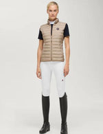 TH SERANO QUILTED VEST BEIGE