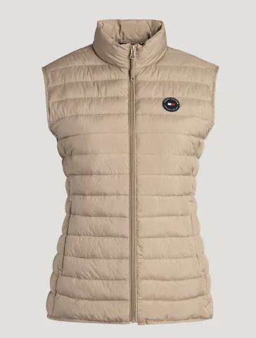 TH SERANO QUILTED VEST BEIGE