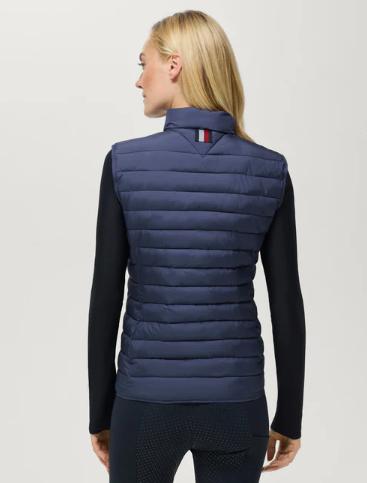 TH SERANO QUILTED VEST NAVY