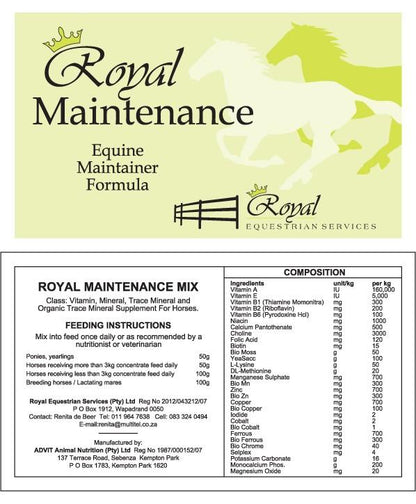 Royal Maintenance