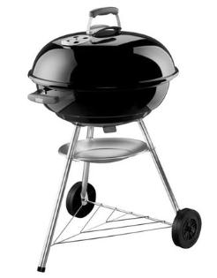 Compact Charcoal Grill 57cm Black