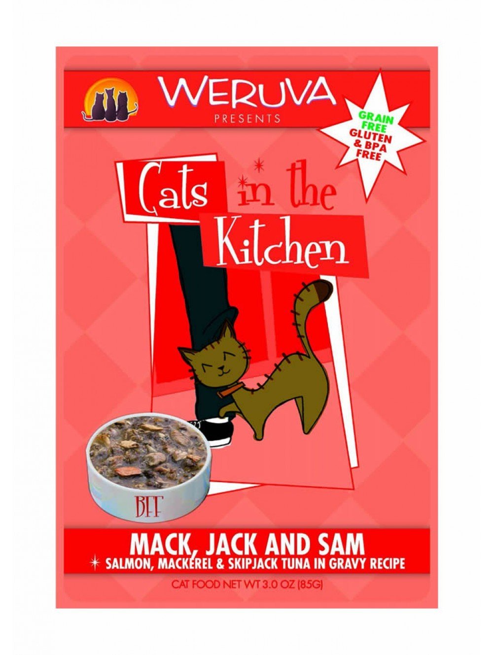 Weruva Mack, Jack And Sam (Red)