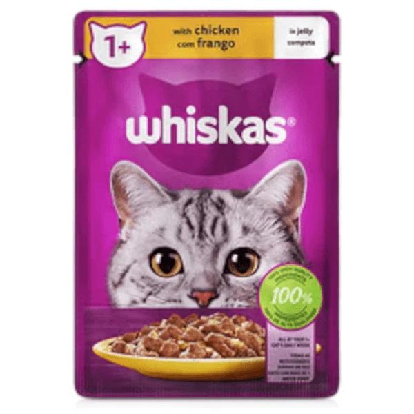 WHISKAS CHICKEN IN JELLY 85G