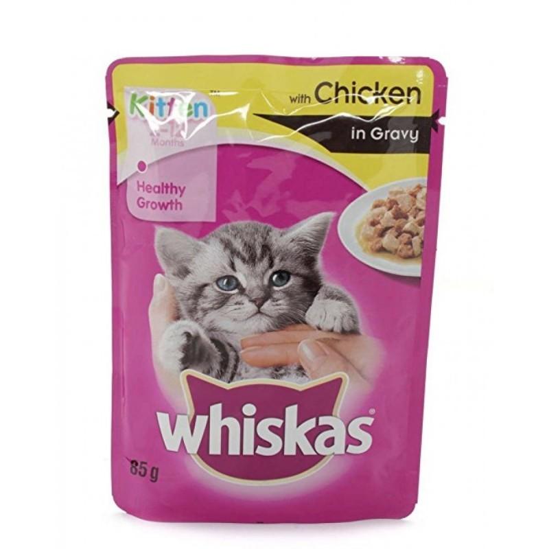 Whiskas Kitten Chicken Sachets each