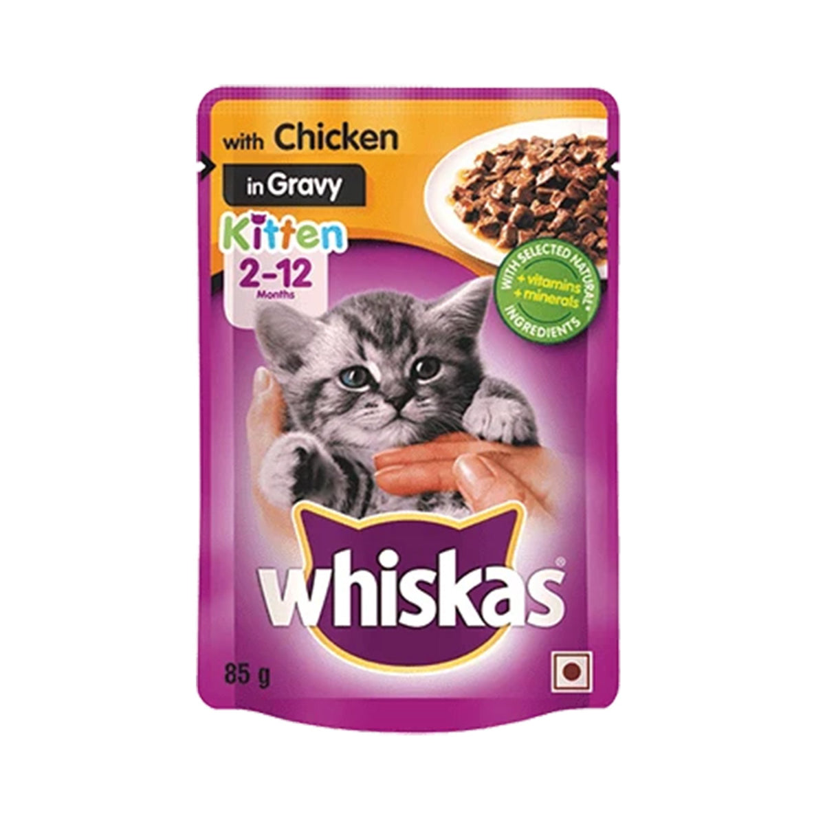 Whiskas Kitten Chicken Sachets each