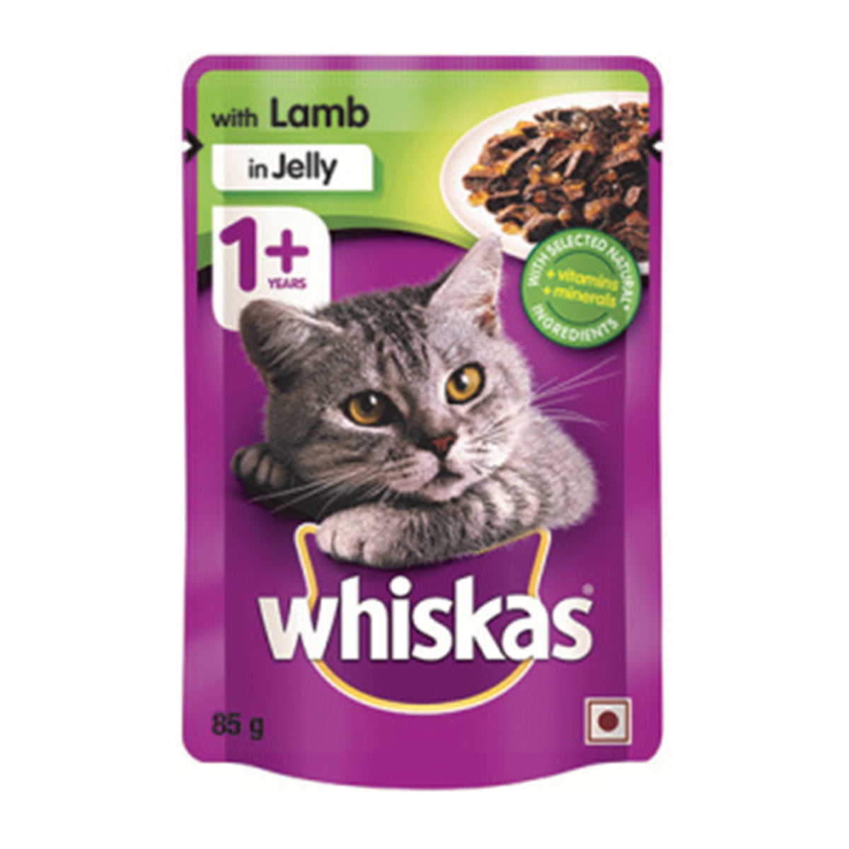 Whiskas Single Lamb Jelly