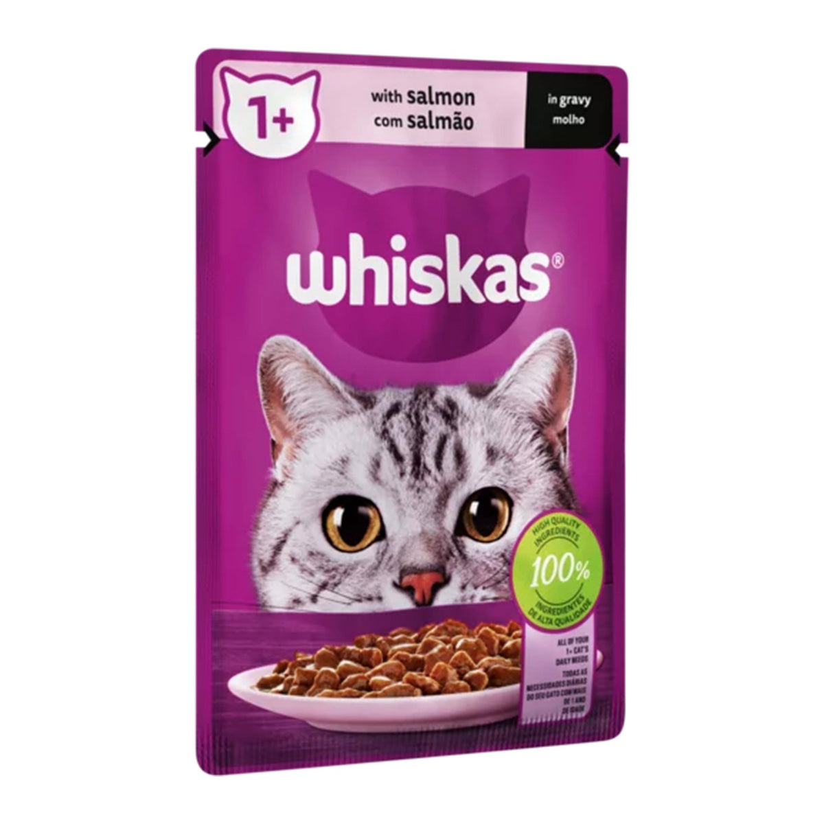 Whiskas Singles Salmon Gravy 85g