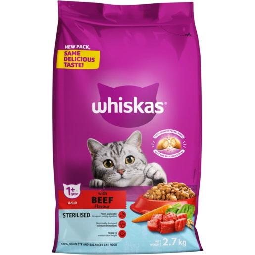 Whiskas beef 2.7kg