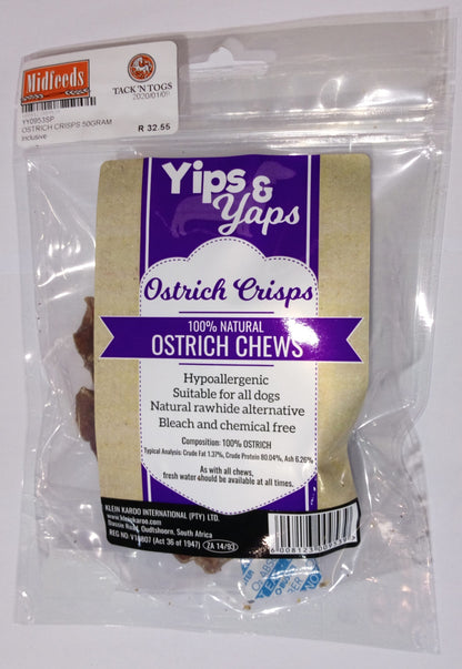 Ostrich Crisps 50 Grams