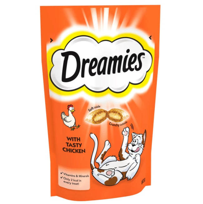 DREAMIES CAT TREATS CHICKEN 60G