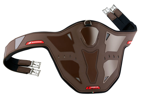 Zandona Carbon Air Stud Guard Girth Brown