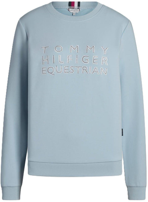TOMMY HILFIGER BELAIR RHINESTONE PULLOVER BLUE
