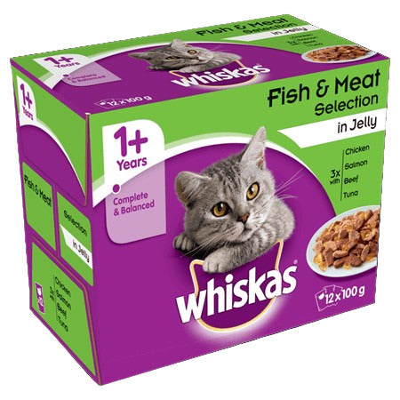 Whiskas F&M Selection In Jelly 12 X 85G